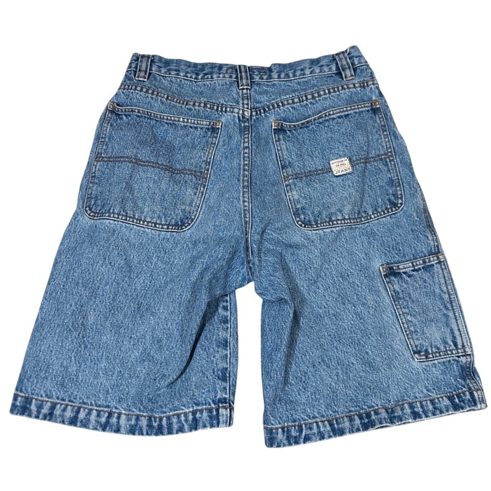 Y2K Unionbay‎ Carpenter Denim Shorts Mens 32 Light Wash 90's Jorts Cargo Skater